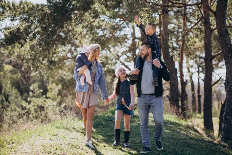Randonnée en famille