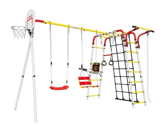 Voici un excellent modèle d'aire de jeux pour enfants à installer dans son jardin !