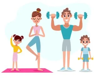 Sport en famille